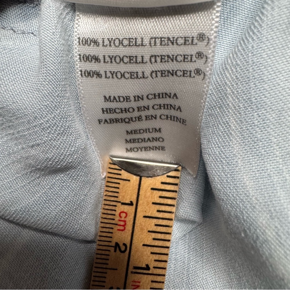 Rails Anya Sleeveless A-Line Chambray Dress Light Vintage
Grid 100% Lyocell Med - Picture 6 of 6